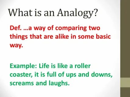 Ways of comparing 1