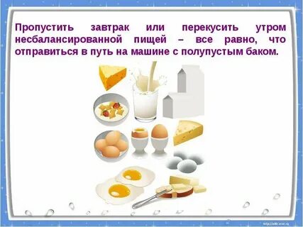 Важно завтракать