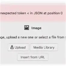 Not valid json
