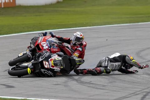 Dovizioso and Zarco discuss opening-lap Catalan GP crash - Motorsport Week.