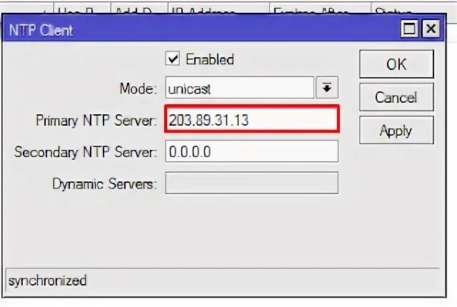 Ntp client