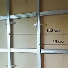 Обрешетка под гипсокартон размеры