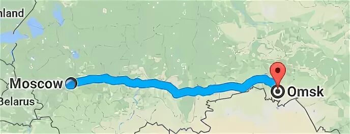 От москвы до омска