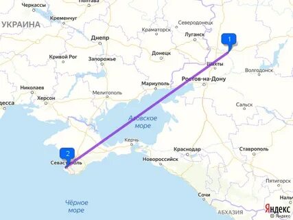 Новороссийск севастополь расстояние