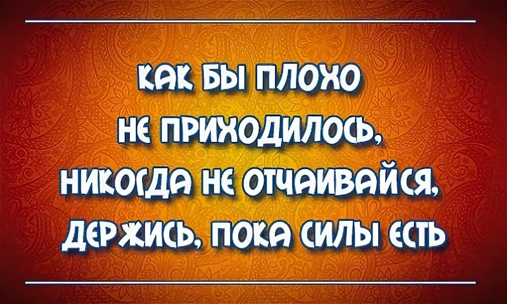 Никогда не унывающий человек 6 букв. Как бы плохо не было никогда не отчаивайся. Как бы плохо не приходилось никогда не отчаивайся. Никогда не отчаиваться держи. Как бы плохо не было не отчаивайся держись.Суворов.