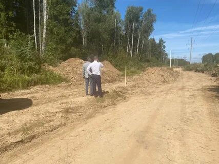 Дорога через снт