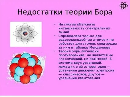 Атом бора физика 9