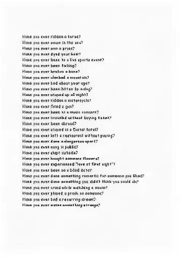 What have you ever questions. Вопросы с have you ever. have you ever questions. вопросы с ever.