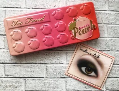 Тени для век Too Faced Sweet peach eyeshadow palette. 