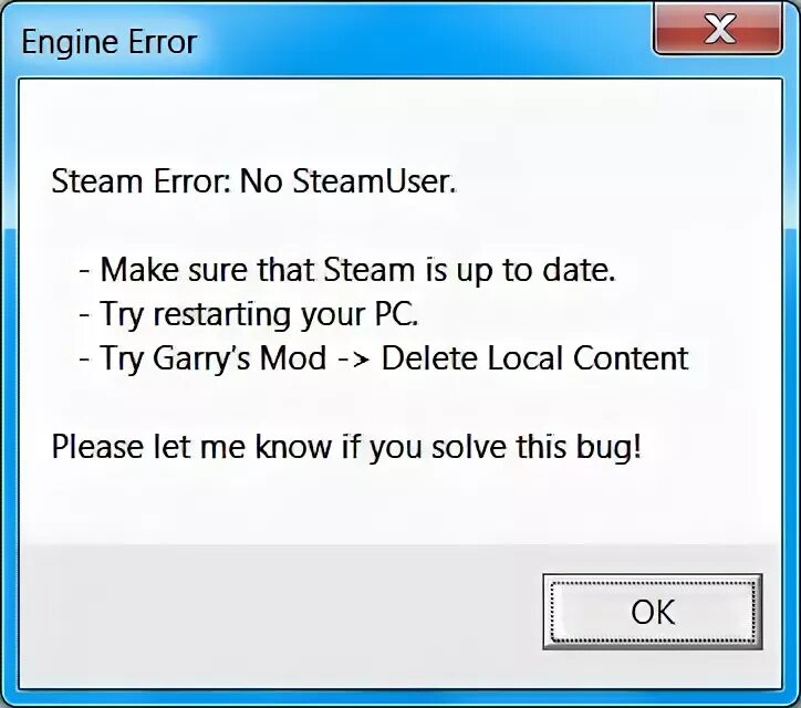 Error user exists
