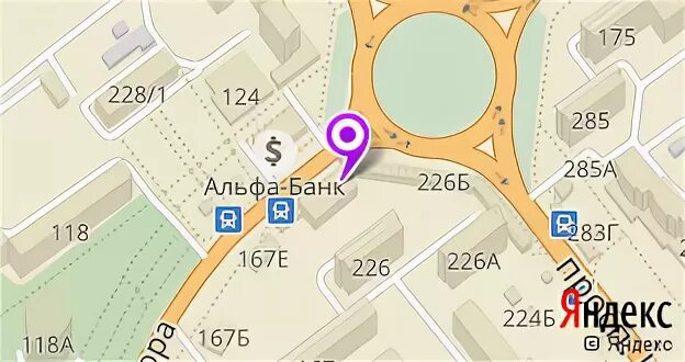 167 на карте
