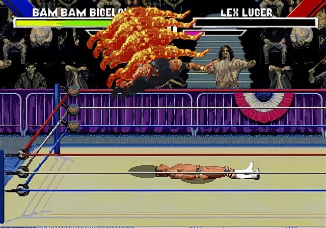 WWF WRESTLEMANIA Arcade (32x). РЕСТЛМАНИЯ БЭМ БЭМ Бигелоу. Реслинг Sega. Реслинг на сеге.