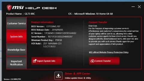 Драйверы msi для windows 10