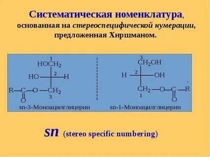 Глицерин систематическое название