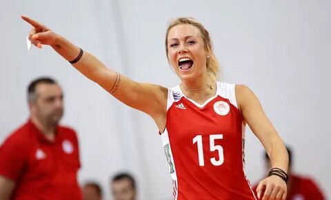 The German volleyball player, Saskia Hippe supports this club initiative. 