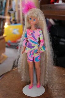 Barbie Barbie Doll Hair Salon Curly Styles ♥︎ Barbie All American | Barbie,...