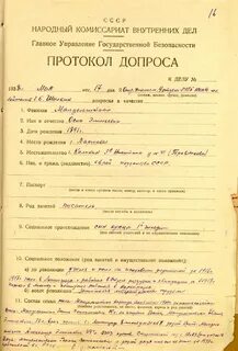 Протокол допроса