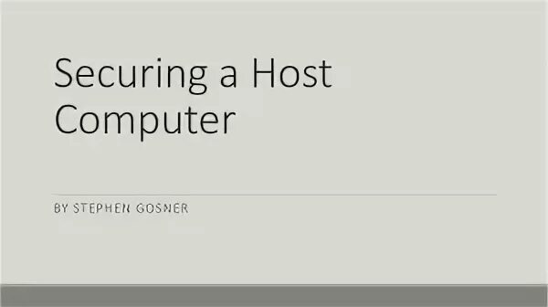 Your host
