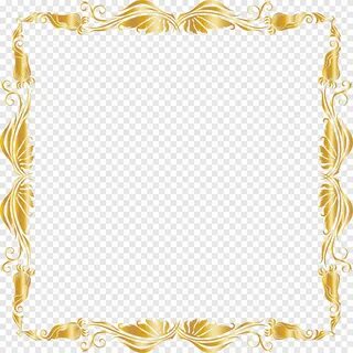 Золотые рамки для фотошопа на прозрачном фоне