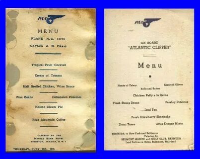 Menu is