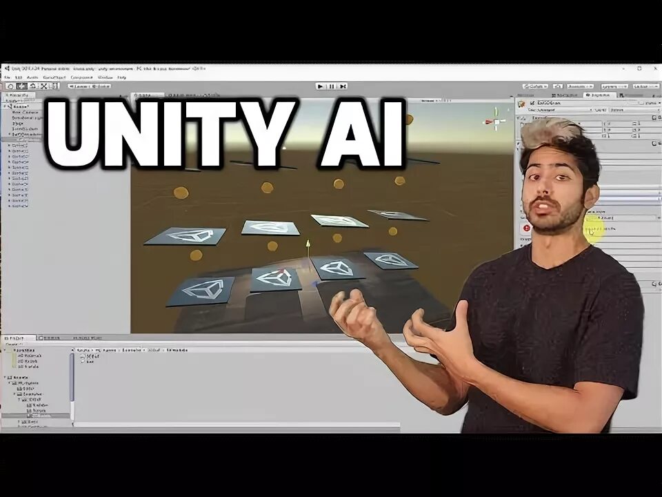 Как создать 3d видео. Окно навигации unity. Интеллект юнити. Navmesh unity. Движок юнити.