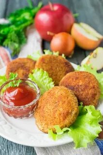 Куриные котлеты с манкой