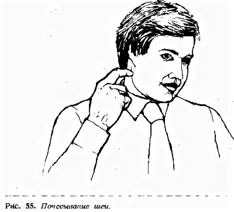 Жесты неуверенности. Неполный барьер, образуемый руками. Телодвижение сопровождающееся гримасой. Позы человека психология. Подпирает подбородок.