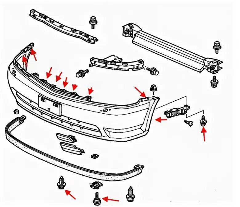 Comment enlever les pare-chocs avant et arrière Honda Stream
