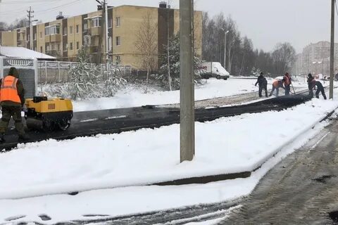 Укладка зимой