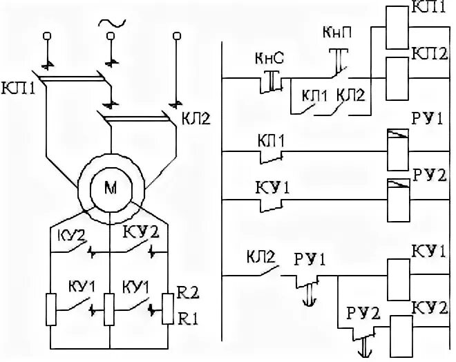 Релейно-контакторная схема управления ДПТ. Схема релейно-контакторного управления двигателем постоянного тока. Схема пуска ад постоянного тока. Типовая схема релейно контакторного управления ДПТ.