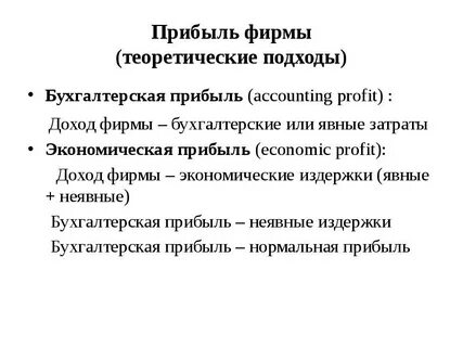 Прибыль фирмы зависит