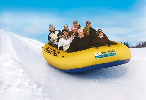 Snow rafting