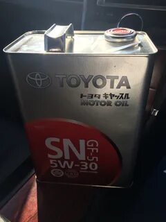 Масло двигателя toyota
