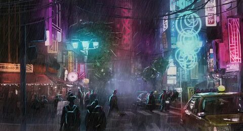 Cyberpunk theme