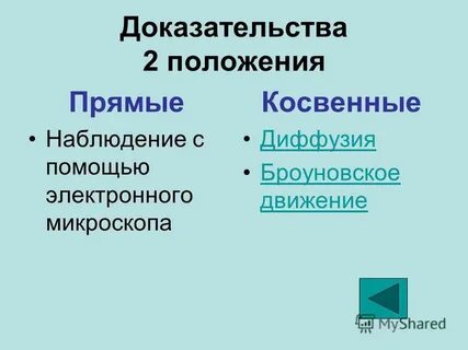 Доказательства 2 положения мкт