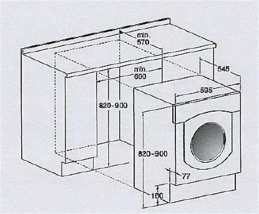 Hotpoint ariston размеры