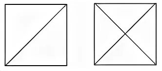 Прямоугольник разделили двумя линиями на 4. Квадрат разделенный пополам. Деление квадрата на треугольники. Прямоугольник разделенный на 2 части. Квадрат разделенный на 2 части по диагонали.