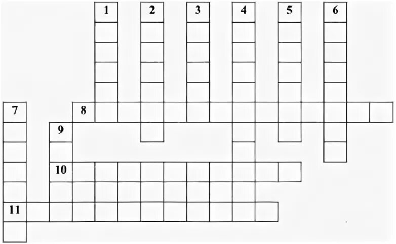 Группа 8 кроссворд