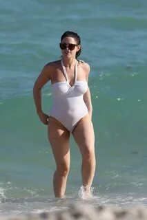 SUSIE AMY in Swimsuit on the Beach in Miami 12/27/2016 