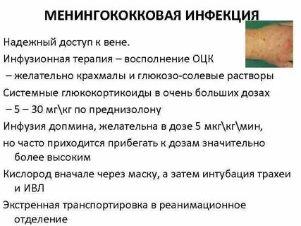 Тесты по менингококковой инфекции с ответами