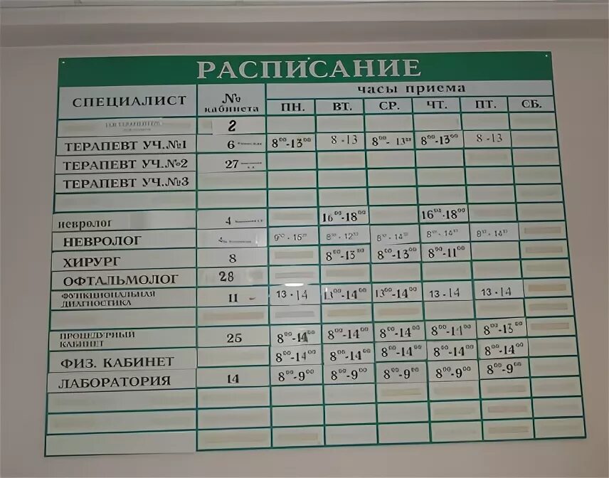 Какой график работы у врачей в больнице График работы врачей ГБУ "ЦПМСП № 3 г. Мариуполя Лента новостей ДНР