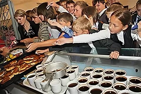 В очереди в буфет