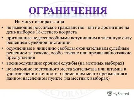 Избираемыми лицами