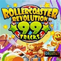 Rollercoaster revolution 99. Rollercoaster Rush Revolution. Rollercoaster 99 tracks logo.