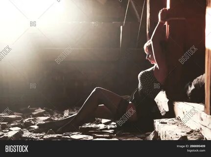 Girl, Who Tied Wooden Image & Photo (Free Trial) Bigstock