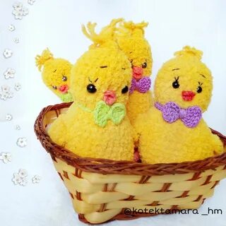 Цыпленок крючком на пасху