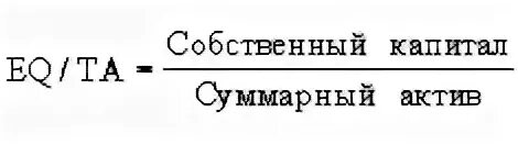 Коэффициент маневренности собственных активов