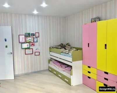 Шкаф в детскую для двоих