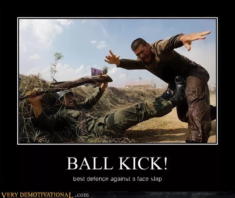 Ball slapping. Balls slap. kick meme. good kick in balls.