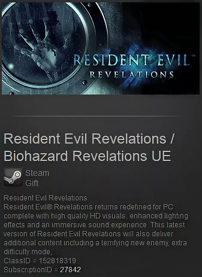 Резидент купить стим. Resident Evil Revelations 1 Xbox.